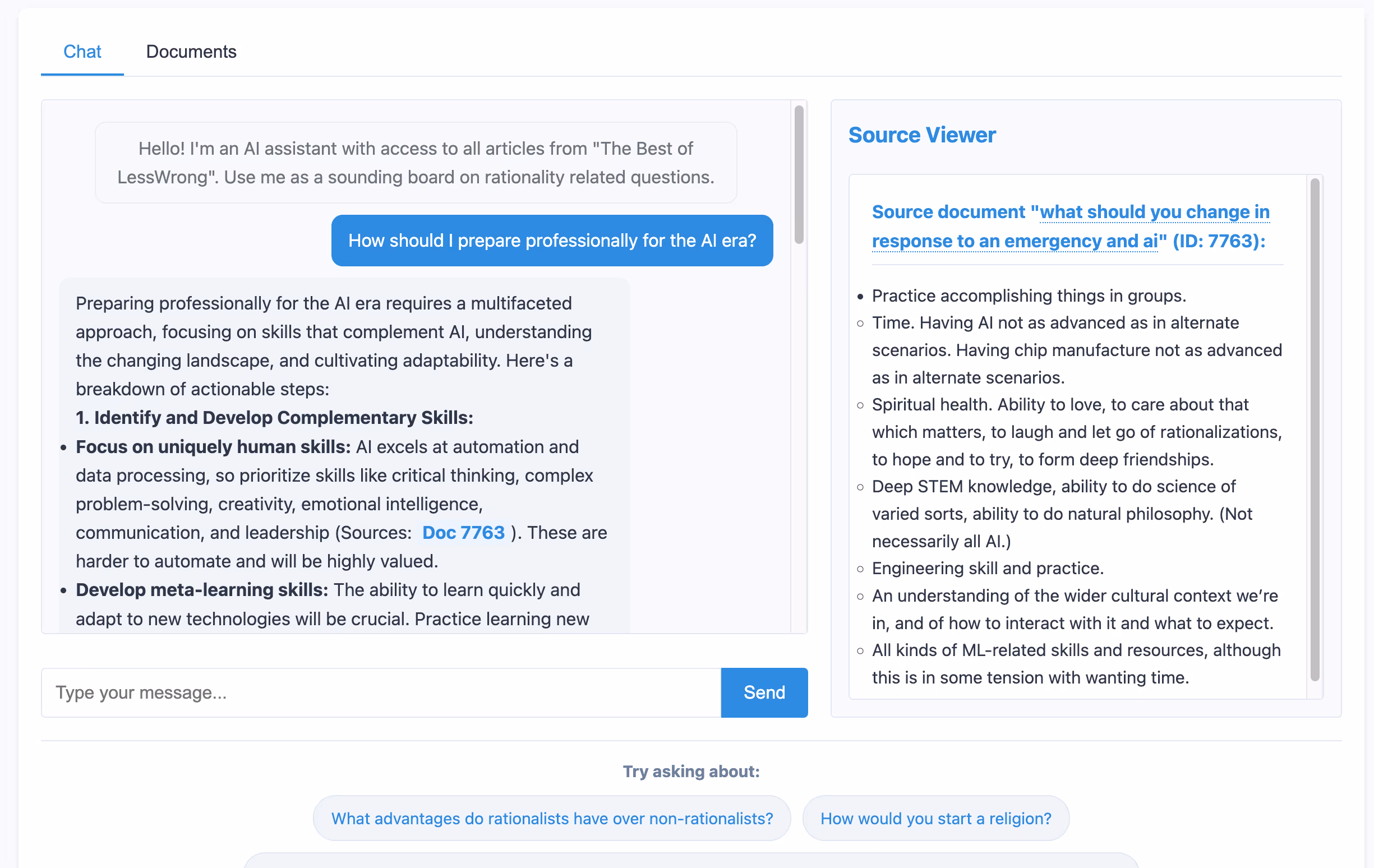 Rational Hospital AI Assistant